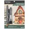 Brea Reese: Scratch Art Paper Pad - Home For The Holiday - 14 6x8" Pages, Reveal 7 Seasonal & Festive Holiday Designs, Metallic Pops, Adult Craft Kit
